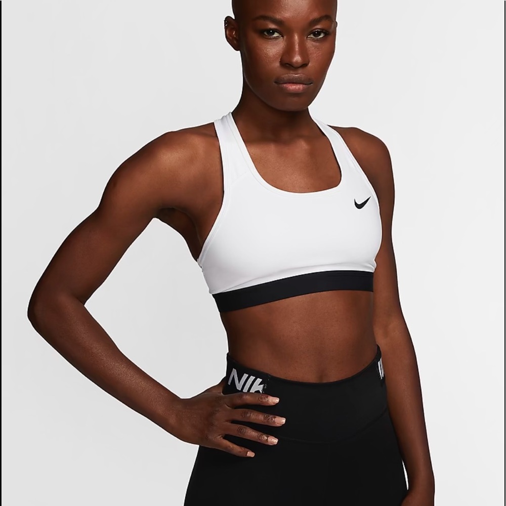 Nike sports bra (white, small)